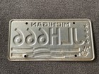 Rare 1976 Michigan 666 License Plate All Original Paint Bicentennial Devil