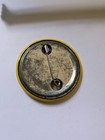 Vintage Pin Pinback Button Fun Funny Take Me To Your Leader Green Alien Retro