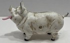 Antique Style Cast Iron Mechanical Hog Pig Coin Bank - Tongue Movement Bank