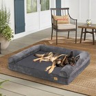Xxl Orthopedic Dog Bed Bolster Extra Large Dogs  Foam Sofa With Removable Cover