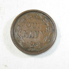 1863 - Civil War Token - Patriotic  Cwt - Au  -  Our Navy