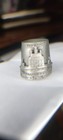 Vintage Souvenir Colonial Williamsburg Sewing Thimble Pewter