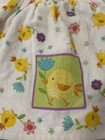 Hand Sewn Baby   Toddler Towel Bib Or Pinafore Bank Chicks Unused Vintage