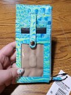 Nwt Brahmin Credit Card Wallet Cotton Candy Ombre Crocodile Embossed