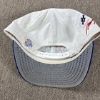 Vintage Valvoline Racing Hat Cap Snap Back White Blue Nascar Auto Mens 90s
