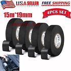 4 Rolls Cloth Tape Wire Electrical Wiring Harness Car Auto Suv Truck 19mm 15m