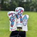 Premium Mechanical Mage Golf Driver Cover Headcover 35 Fairway Wood Hybrid Cover