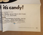 Candy 1969 Original 27 x41  One-sheet Poster Marlon Brando  Richard Burton 69 37