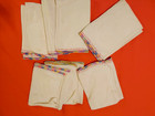 1940s 50s Vintage Embroidered Flour Sack Dish Towels  6