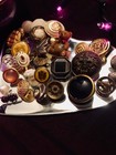      unique   rare   collectible    Button Random Mixed Lot 50pcs   antique vintage now 