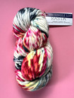 1 Skein Malabigo Rasta Yarn Super Bulky White Multi Colored 100 Single Dye Lot