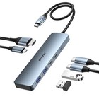  Usb C Hub 6-in-1 With Hdmi 4k 60hz   100w Power Delivery  10gbps 2 usb-a And 