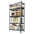 Heavy-duty Garage Shelving 5-tier Adjustable Metal Storage Rack 2000 Lb Capacity