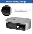 Twin Jumbo Toilet Paper Dispenser Wall Mount  9  Commercial Stainless  130