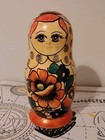 Ussr Matryoshka Russian Nesting Dolls 7 Pc  Set Hand Painted Vintage