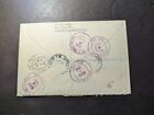 1947 Registered Palestine Airmail Cover Jaffa To Chicago Il Usa
