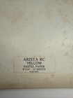 Vintage Arista Rc Yellow Pastel Photo Paper 8x10 25 Sheets Unopened Darkroom
