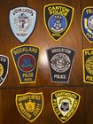 Lot Of 10 Massachusetts Police Shoulder Patch Obsolete Canton Rockland
