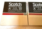 Vintage Scotch 111 1 4  Reel To Reel Tapes Pair New Sealed Nos 5    600 Ft X 2