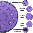 Steel Tongue Drum 15 Notes 14 Inch D-key Panda Balmy Drum Percussion Instrument