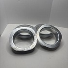 Holepu 2-3 4  Round Aluminum Rain Gutter Outlet Downspout Adapter Silvery