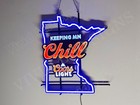 Coors Light Beer Keeping Minnesota Chill 24 x16  Vivid Led Neon Sign With Dimmer