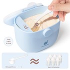 Baby Formula Dispenser  Portable Milk Powder Dispenser Container With Carry H   