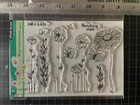 New Penny Black Rubber Stamp Set Flowers Floral Impressions Set Free Usa Ship