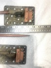 Antique Solid Copper Lightning Rod Weather Vane Shaft W  Solid Brass Base
