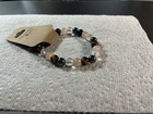 Handmade Multicolor Gemstone Beaded Bracelet Round Stretch Mixed Stone Beads