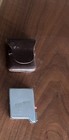 Vintage Leica Meter Mc Light Booster Cell Leather Case Made In Germany Clean