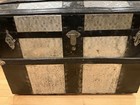 Rare 1800 s Antique Vintage Steamer Trunk Chest dome Hump Arch Top h S Trade