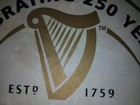 Rare Vintage 2009 Guinness Anniversary Bodhran Waltons 18  Celtic Irish Drum 