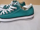 Converse Chuck Taylor All Star Low Rebel Teal M5 W7 151181f Canvas Sneakers Euc