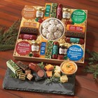 21 Favorites - Food Gift Box With Assorted Summer Sausage Meats  Cheese Brick   
