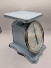 Vintage Mid Century Blue Nursery Baby Scale 30lb American Family