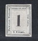 Hawaii 15 Mng Xf 1c Black On Grayish Pf Certificate Zayix Stamps 0225x0004