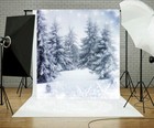 Winter Snow Forest Trees Photography Backdrop Photo Studio Background Kids Props