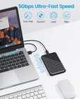 Orico 2 5  Usb C Hard Drive Enclosure Usb 3 1 To Sata Iii External Hdd Case Uasp