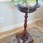Antique Victorian William Iv Jardinere  Pedestal Plant Stand  Mahogany C 1830-40