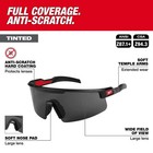Milwaukee Wrap Around Safety Glasses Tinted Anti-scratch Lenses
