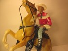 Vintage Hartland King Of Cowboys  Roy Rogers rearing Trigger Complete 800 series