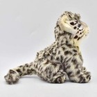 Bh6356 Hansa Snow Leopard Cub 18cm Stuffed Animal Plush Doll