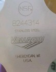Vollrath Miramar 1 6 Size Stainless Steel Contemporary Food Pan Tile Template -