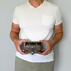 Nautical Cove Keepsake Wooden Treasure Chest With Antique Jewelry Lock And Key