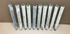 Antique Lot 10 Wood Fluted 2x18 Porch Spindles Garden Markers Vtg Old 1140-26b