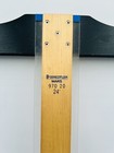 Staedtler Mars 970 20 24  Drafting Drawing T Square Wood W  Clear Plastic Edge