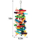 Mewtogo Extra Large Bird Parrot Toys For Macaws  African Grey  Amazon Parrots