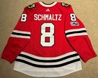 Nick Schmaltz Chicago Blackhawks Game Worn Used Jersey -photo Match Team Loa     