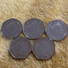 2019 British Culture 50th Anniversary Of The 50p Coin Set Incl 2019 Kew Gardens